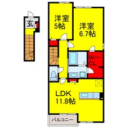 ブリーズの物件間取画像